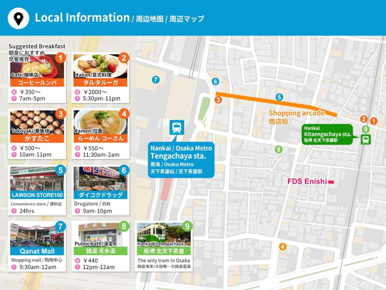 Apartament Fds Enishi Osaka Zewnętrze zdjęcie